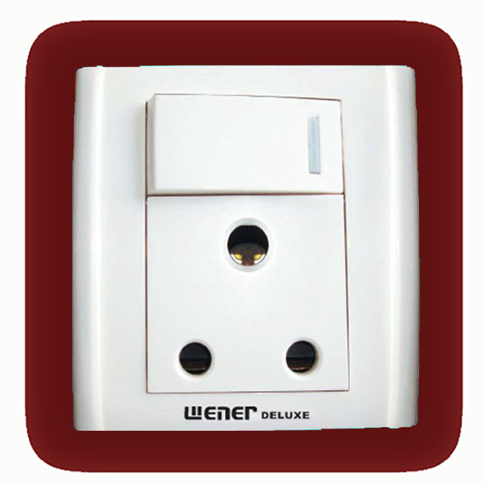 WENER - 15A Socket with Switch