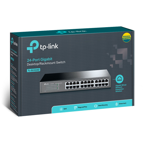 TP-LINK - TL-SG1024D 24-Port Gigabit 140324