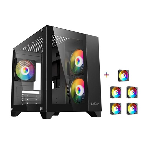 PC POWER - PC POWER ICE CUBE BLACK 180424